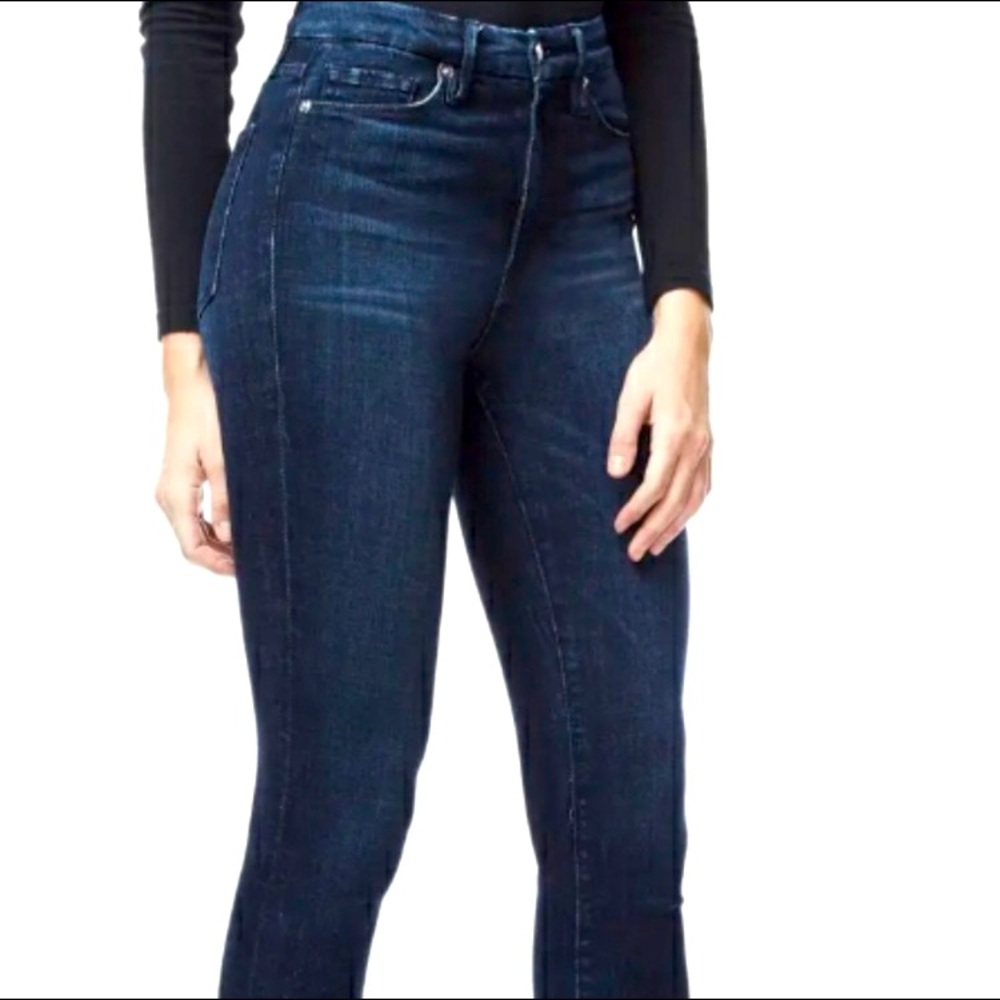 Good American dark wash jeans